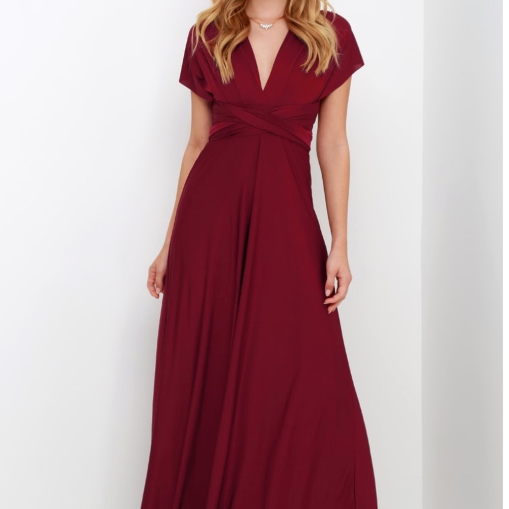 NWT LuLus Always Stunning convertible dress